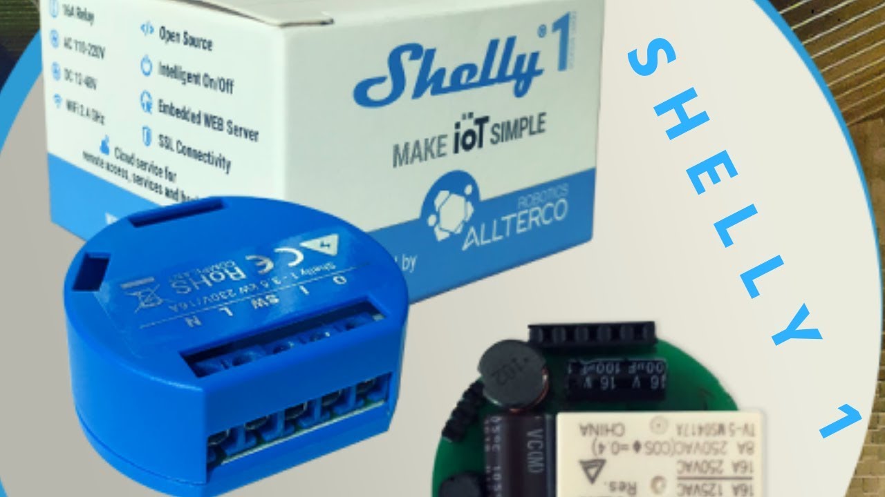 Shelly 1 panoramica del funzionamento e potenzialità con interruttore e deviatori