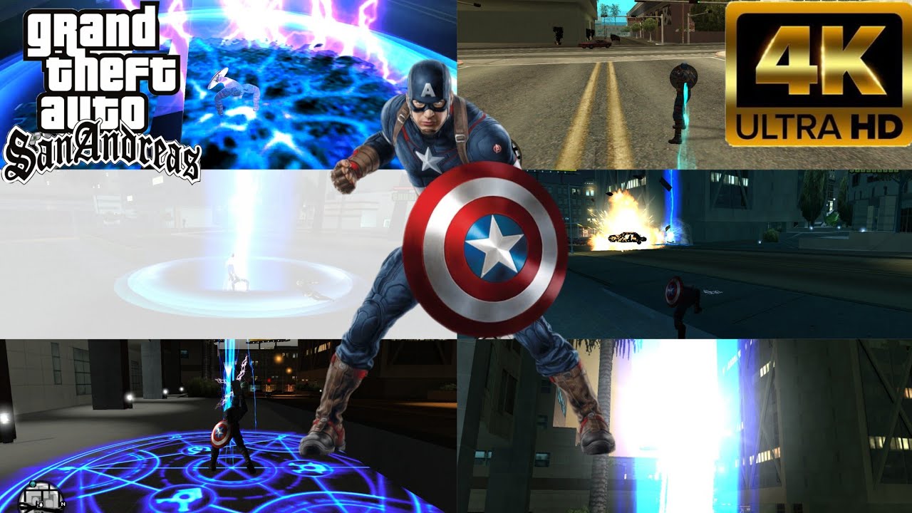 CAPTAIN AMERICA MOD | GTA SAN ANDREAS