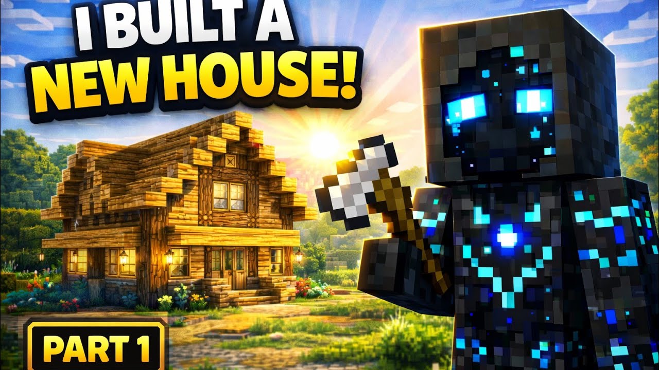 I made a new house (part1) #minecraft