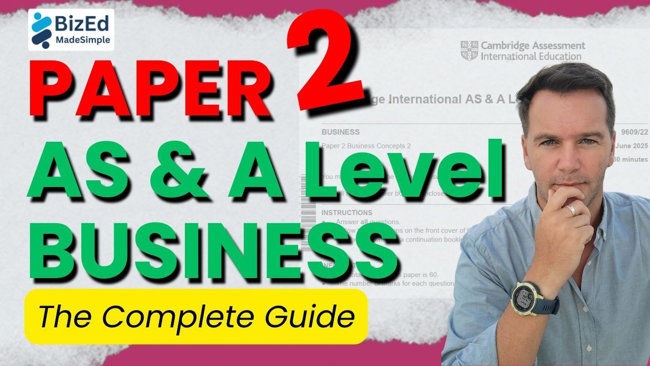 AS Business 9609 - Paper 2 Exam - Complete Guide