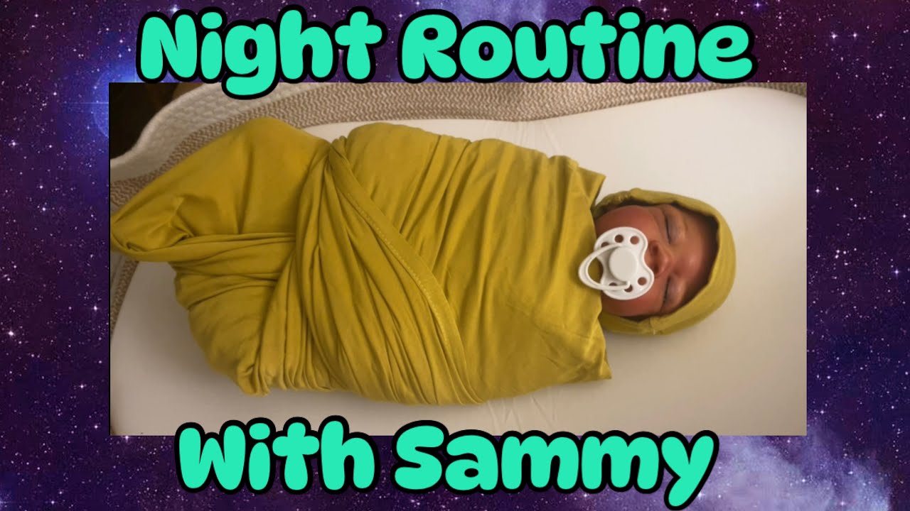 Night time routine for reborn doll