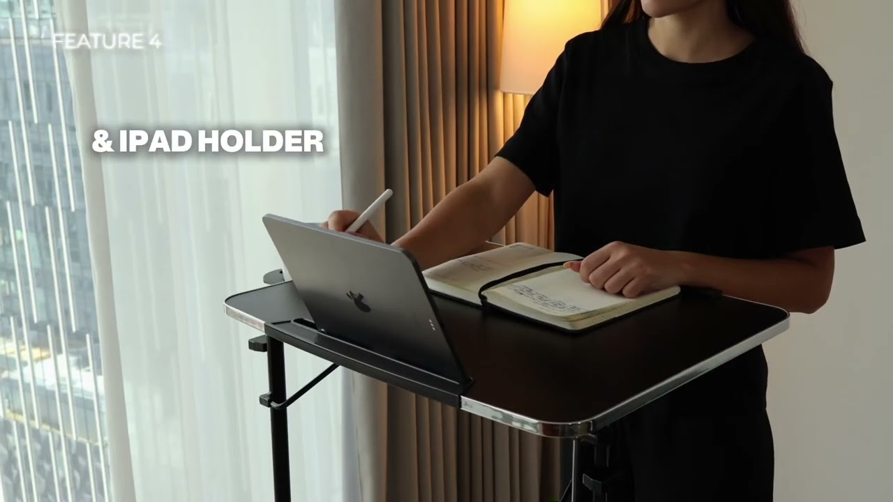 FoldWise Ultimate Rolling & Standing Desk (Foldable)