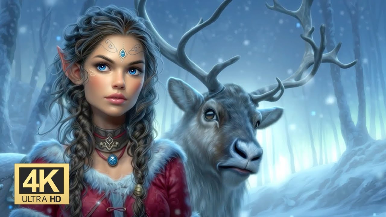 Once Upon a Winter Eve | Magical Christmas Realm | Fairies Elves | Festive Fantasy | AI Short Film