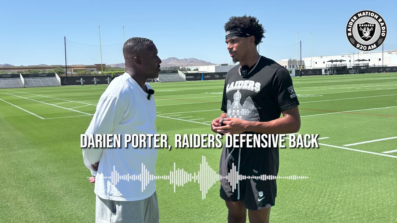1-ON-1 WITH RAIDERS DB DARIEN PORTER