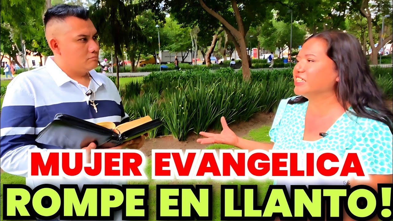 🚨SE ARMO! Mujer Evangélica ACEPTA  DIÁLOGO EN VIVO 😱💣! ROMPE EN LLANTO!  #iglesiacatolica 