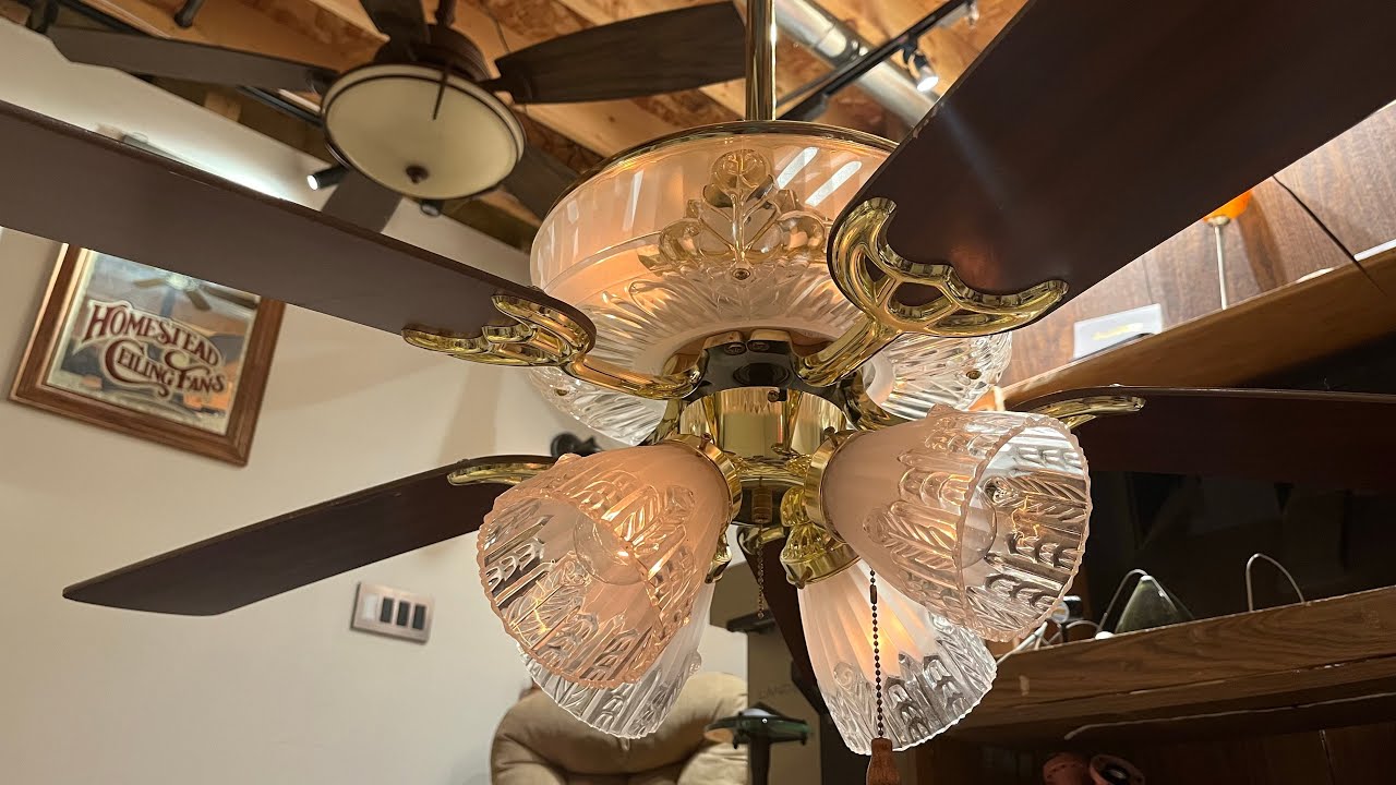 Quorum Crystal Series Ceiling Fan