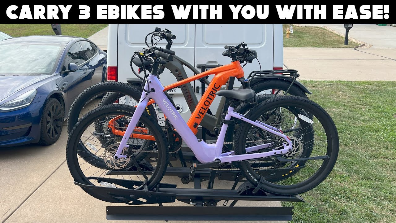 NEW 2025 Young Electric 3 E-Bike Rack - Carry all your ebikes securely! 