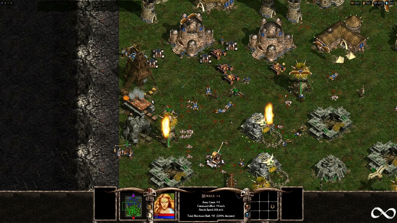 Warlords Battlecry III, AI Battle, Dwarf vs Minotaur