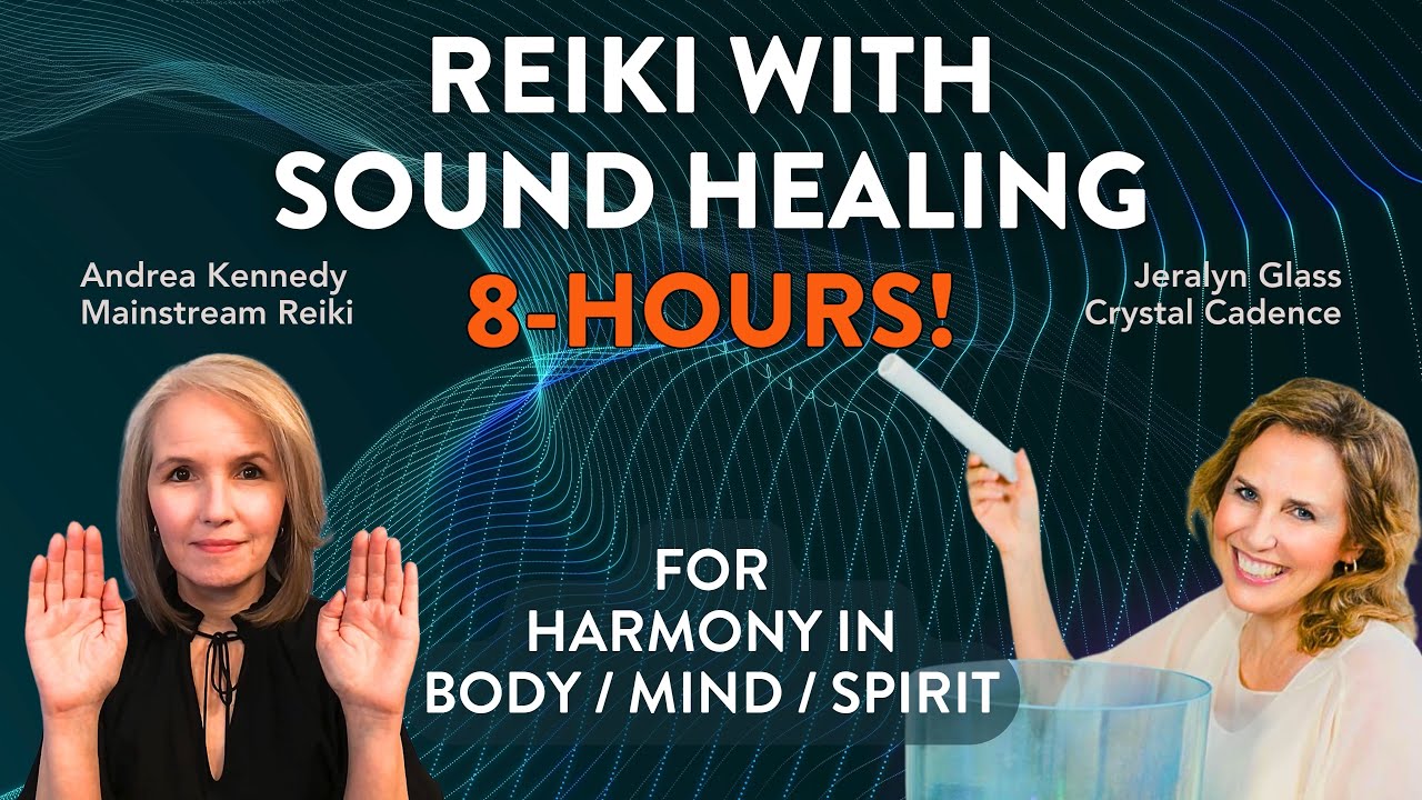 8 Hours!💥 Reiki + Sound Bath Healing Session Collaboration