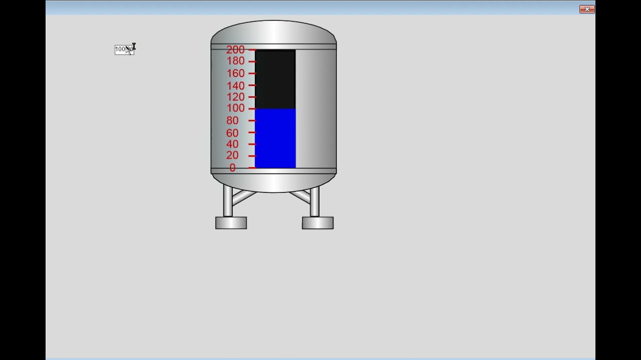 HMI Tank Control WPF For Wincc
