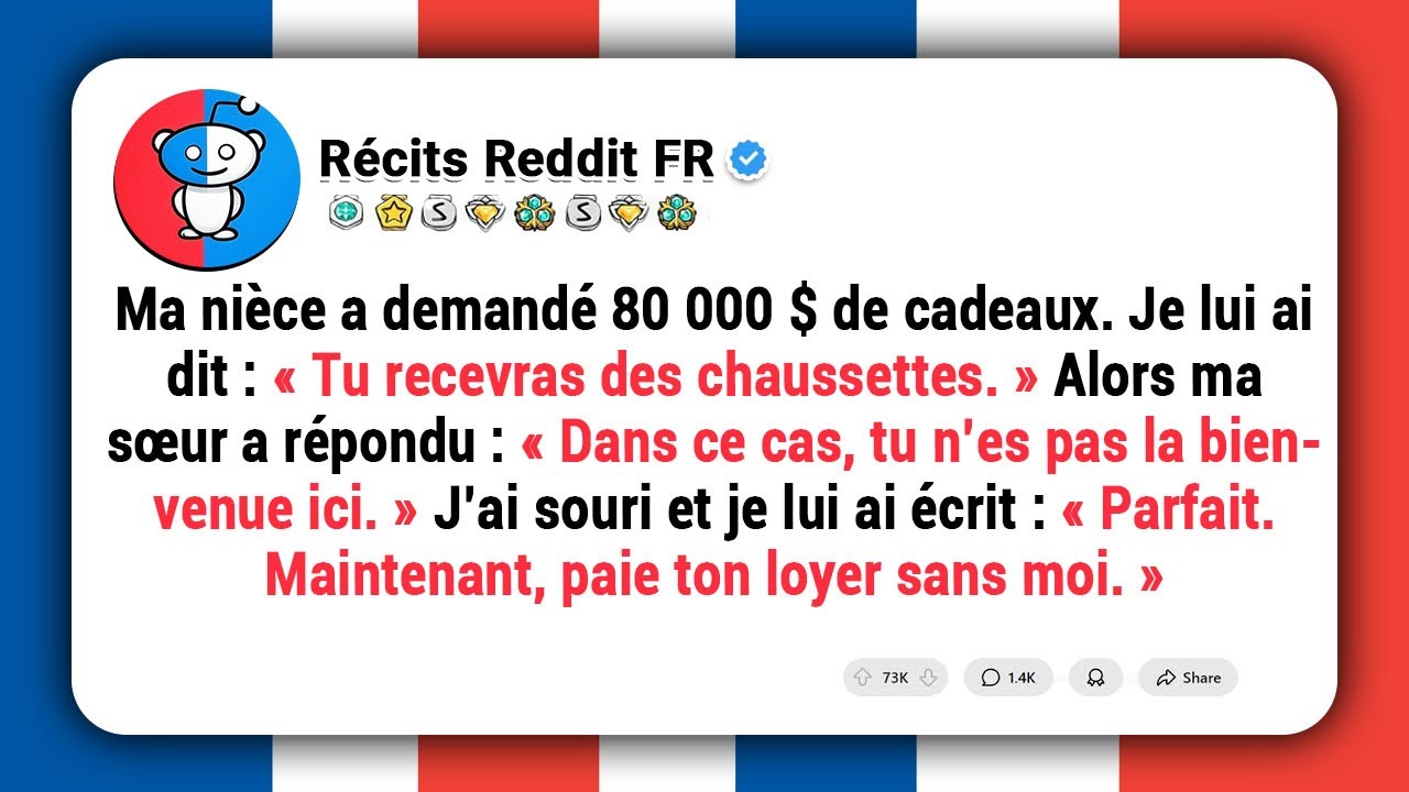Ma nièce m’a envoyé sa liste de Noël : un ordinateur portable à 40 000 $, un drone et 20 000 $ juste