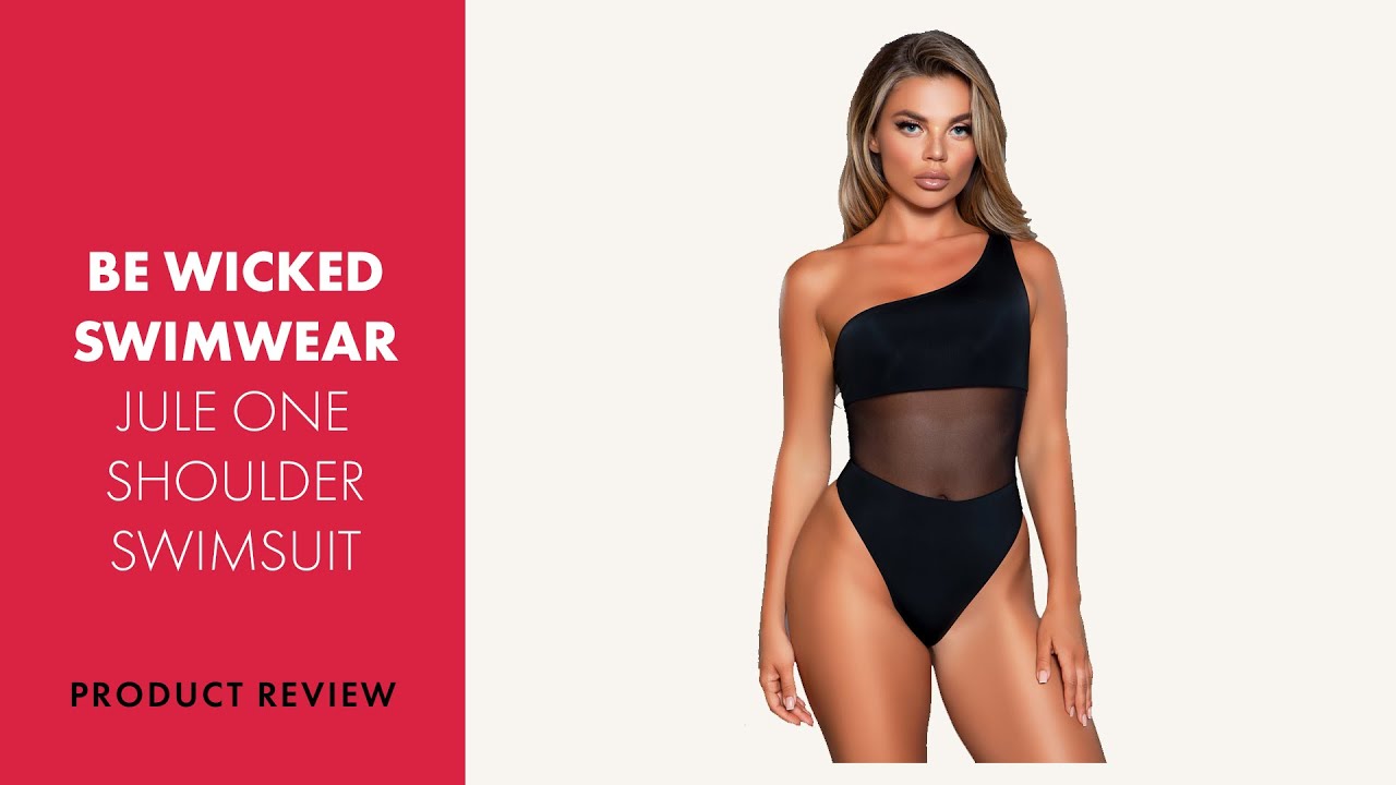 Be Wicked Swimwear Jule One Shoulder Swimsuit Review | PABO