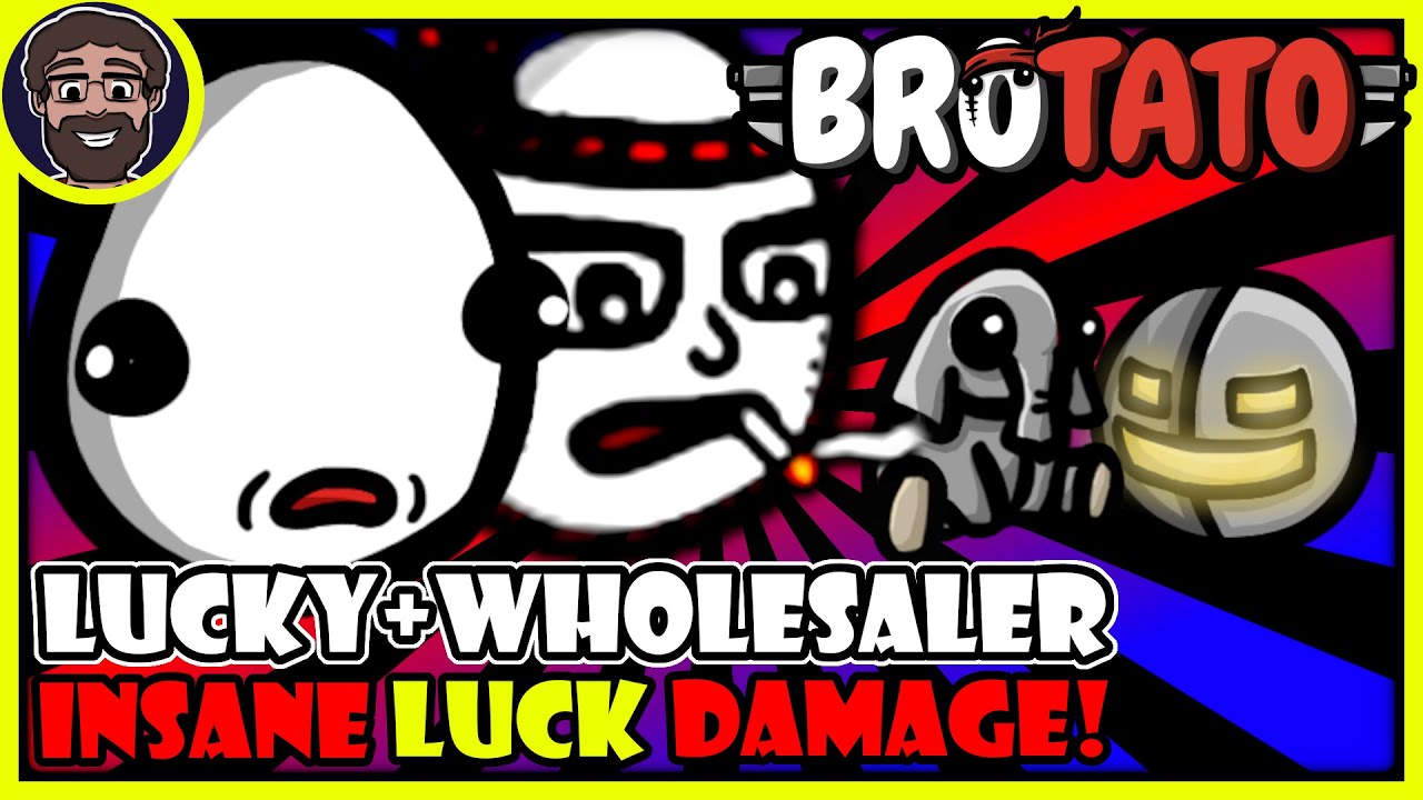 Destroying EVERYTHING With Luck!!! | Brotato: Modded