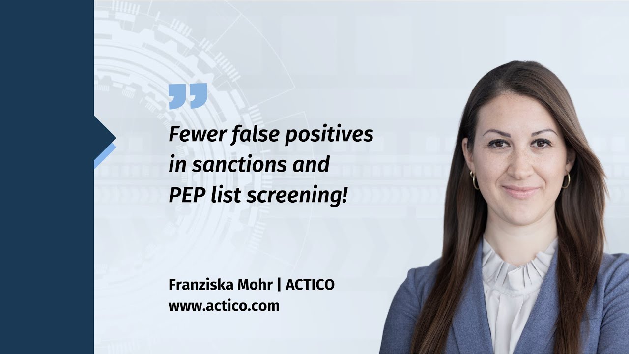 Streamlined Compliance for Banks & Insurers: ACTICO Customer Screening in Action