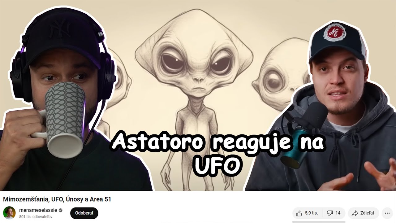 Astatoro reaguje na únosy mimozemšťanov a UFO! + chat | video od @menameselassie