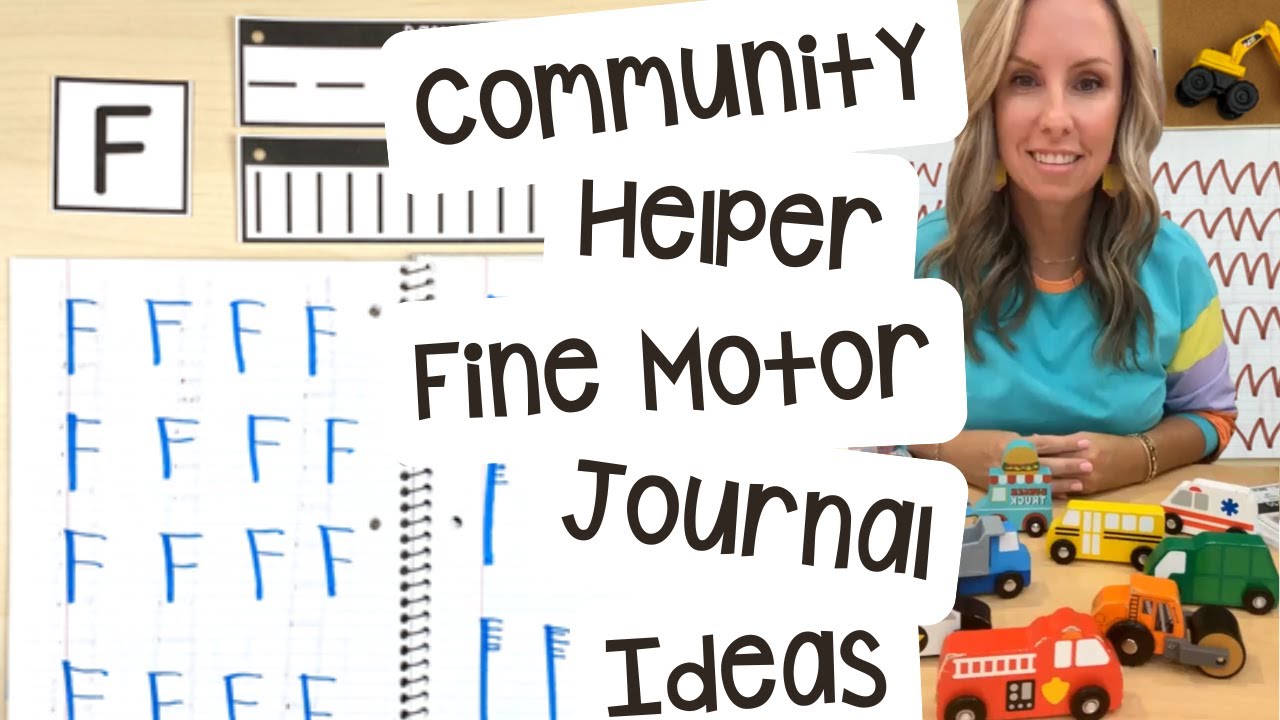 Попробуйте эти идеи для журнала мелкой моторики от Community Helper для дошкольников, детсадов и ...