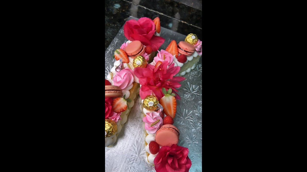 Letter Cake (Wilton cake pan set)