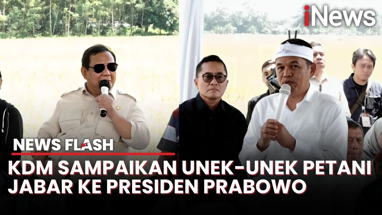 Dedi Mulyadi Langsung Sampaikan Keluhan Petani Jabar ke Presiden Prabowo | News Flash