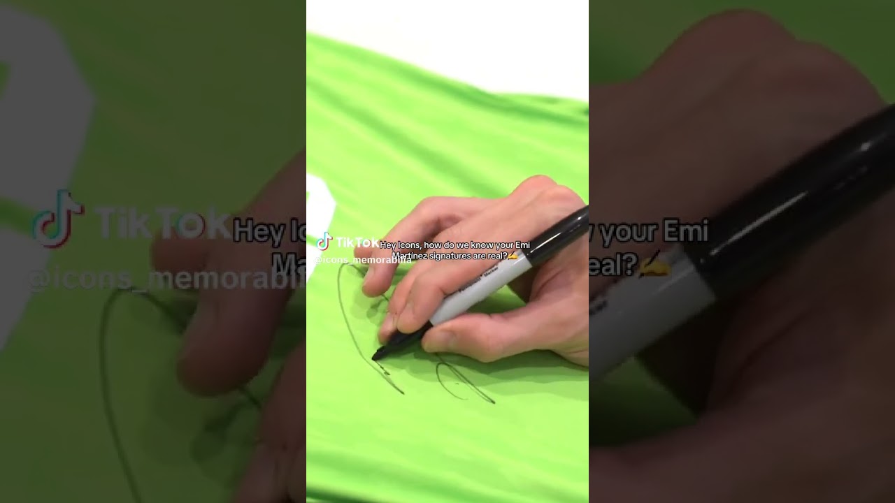 Authentic Emi Mart&iacute;nez signed memorabilia at Icons.com!🔥✍️
