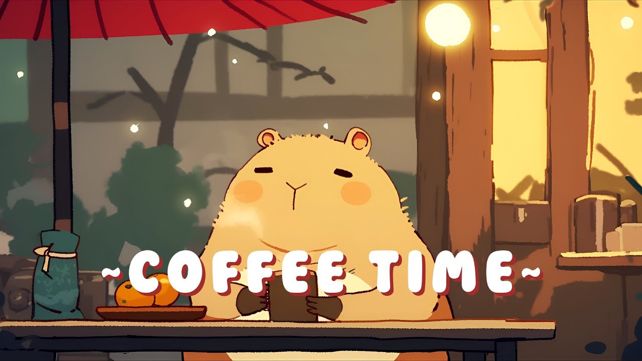 Capybara Beats & Lofi - Study Session Music Mix ~ Calm Energy ~ 🎵