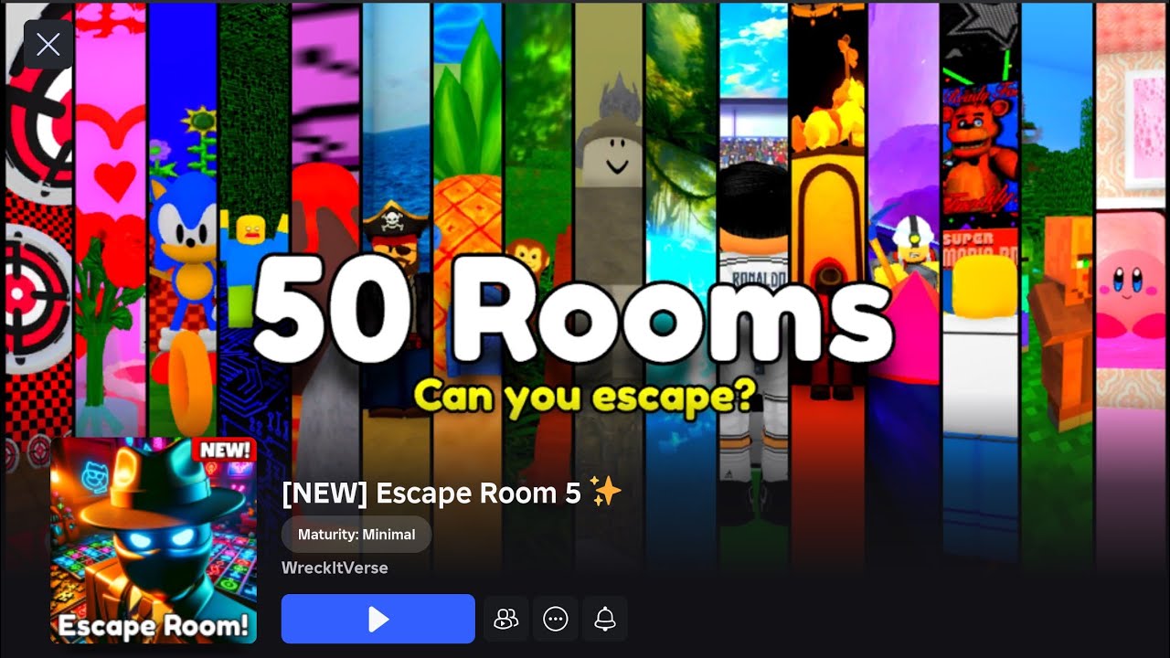 Escape Room 5 ✨Can you escape 50 Rooms By WreckItVerse play through guide