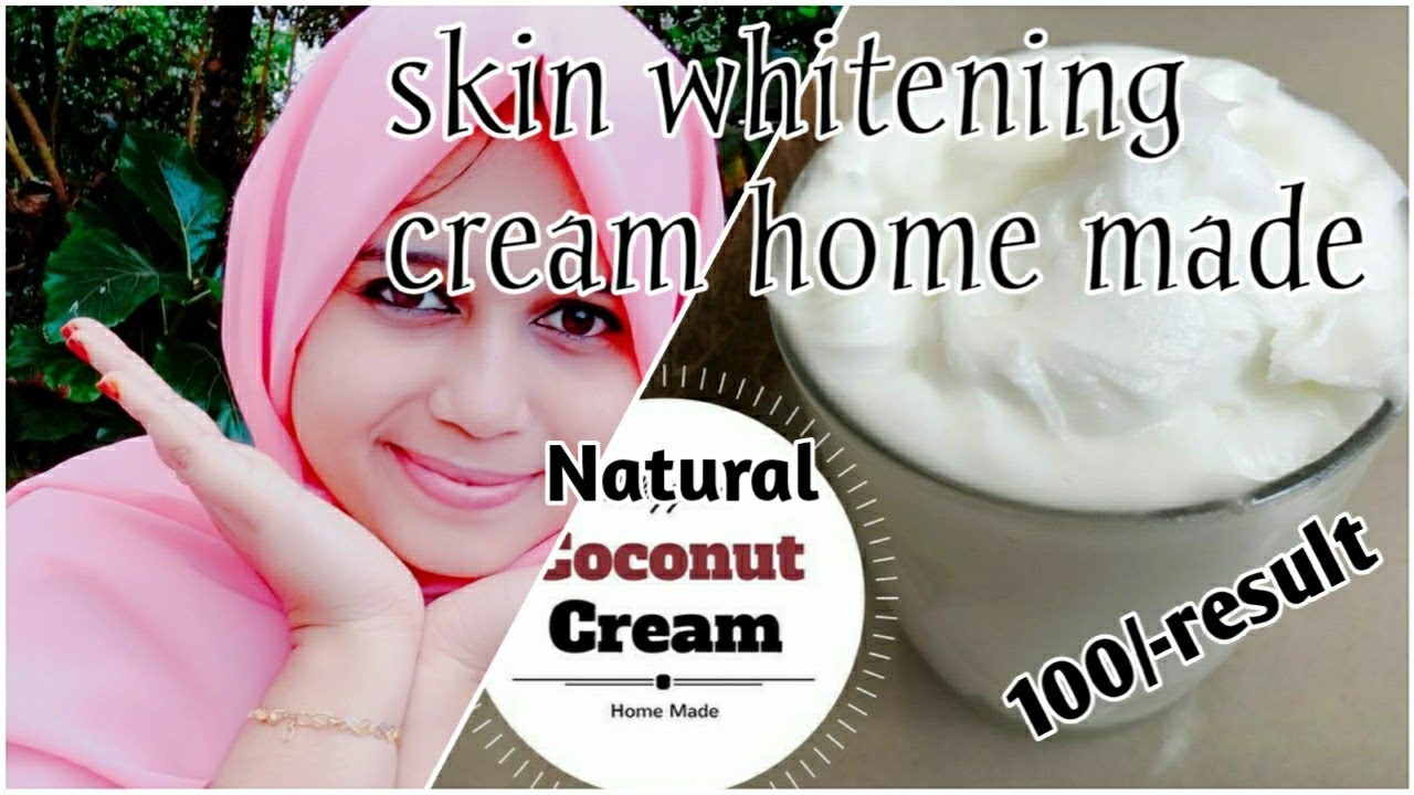 coconut home made cream/skin whitening cream for babies & adults
