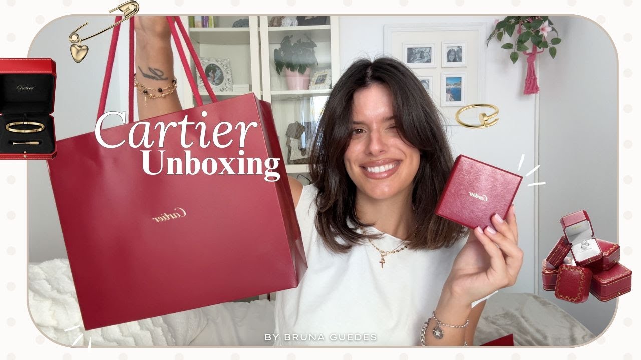 Cartier Jewelry Girls Needs ✨ unboxing my dream pieces in yellow gold | everyday jewelry