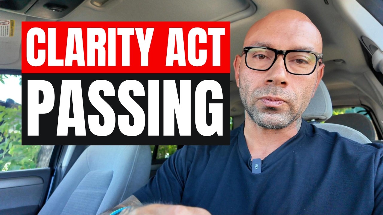 🚨Закон CLARITY будет принят&hellip; Вот что на самом деле его тормозит