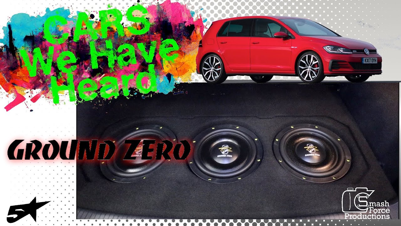 Volkswagen GTI with 3 10inch Ground Zero subwoofers cars we have heard