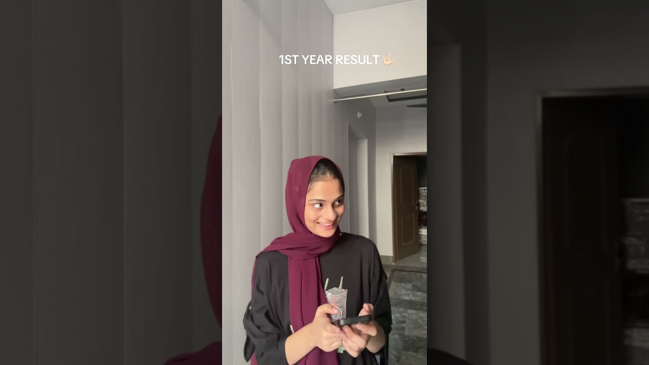 1ST YEAR RESULT 🤟🏻 #minivlog #1m #vlog #result#1styear