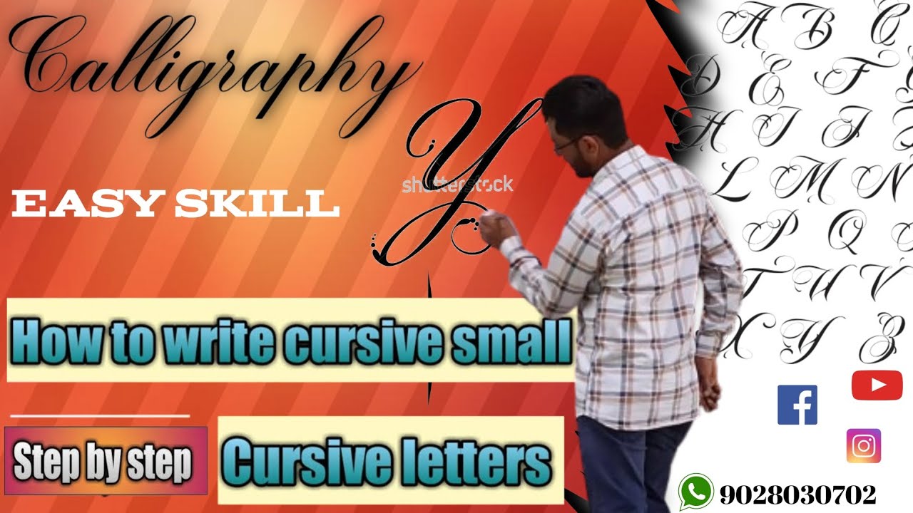 Cursive writing a to z(Y) Cursive abcd | Cursive handwriting practice | Cursive small letters abcd