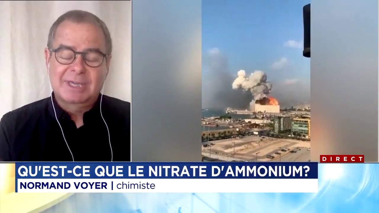Qu'est ce que le nitrate d'ammonium   explications du chimiste Normand Voyer