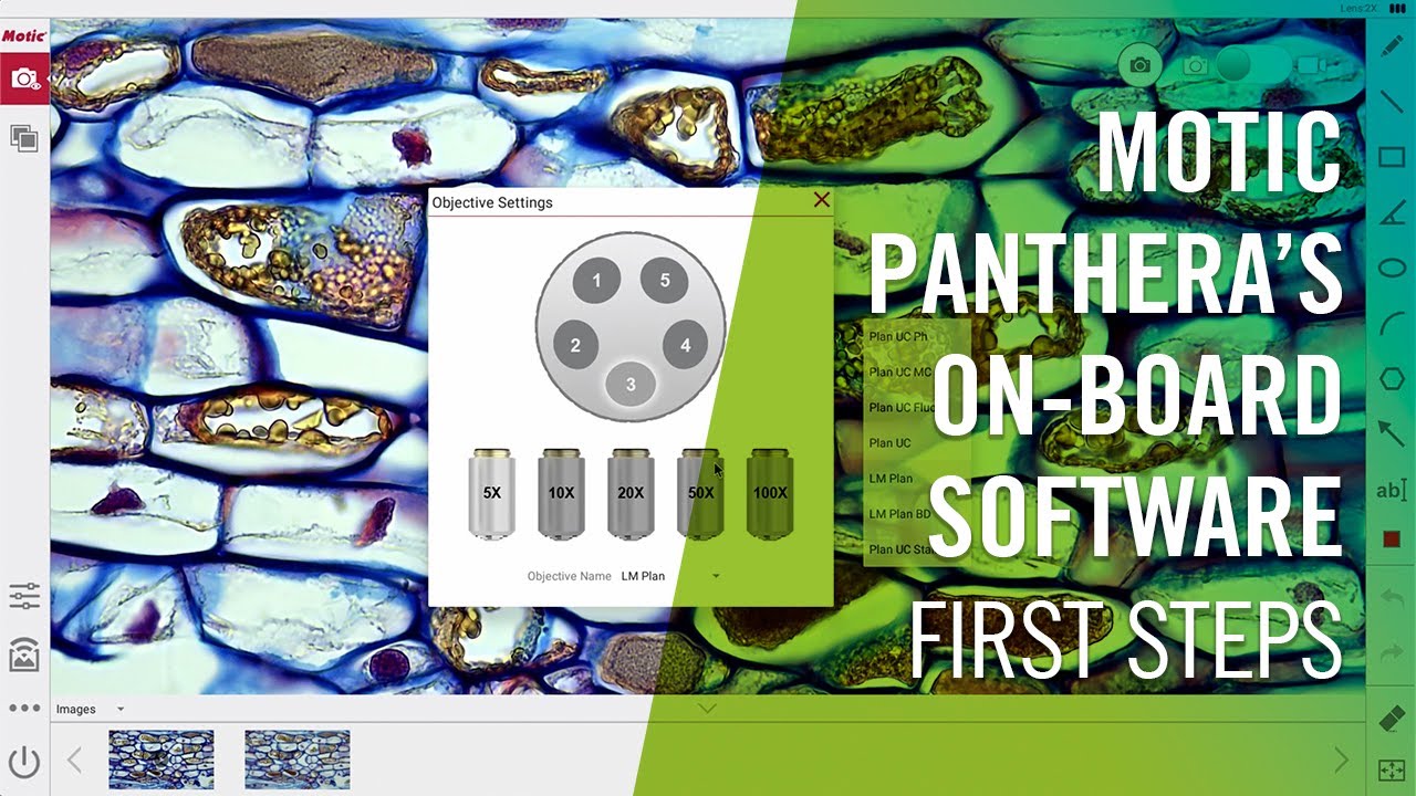Motic Panthera’s On-Board software - First steps | by Motic Europe