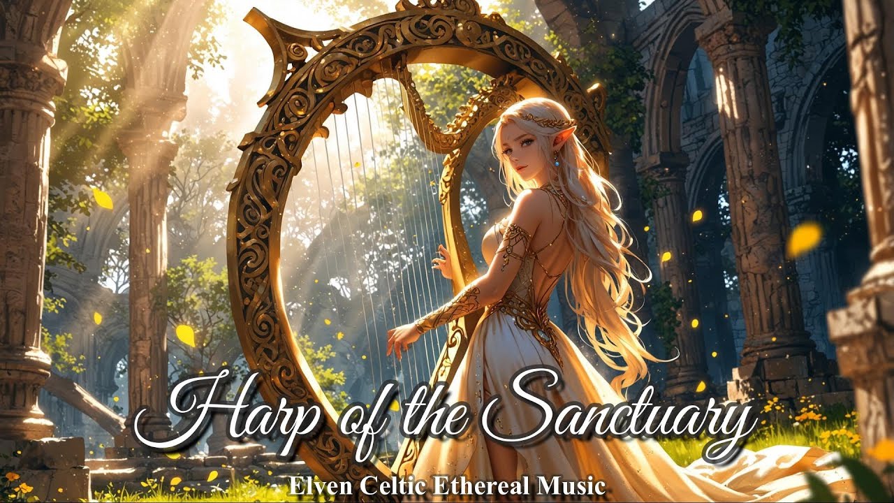 Harp of the Forgotten Sanctuary I Elven Celtic Ethereal Ambient Music