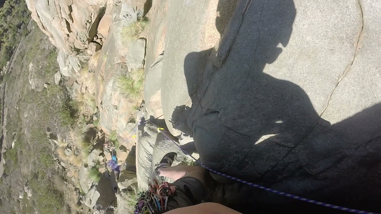 Climbing California: Mission Gorge- The Stairs 5.4 (trad)