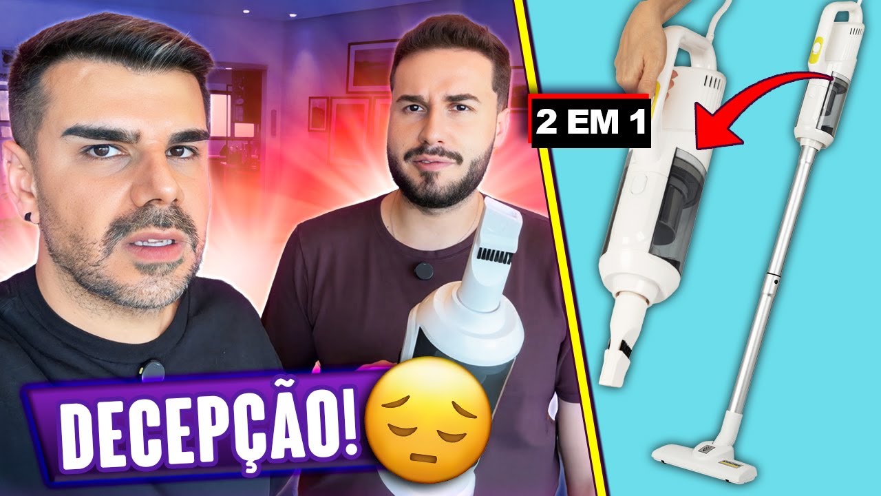 TESTANDO NOSSO NOVO ASPIRADOR DE PÓ 2 EM 1 QUE FINALMENTE CHEGOU!🙄 – Titi Fabri