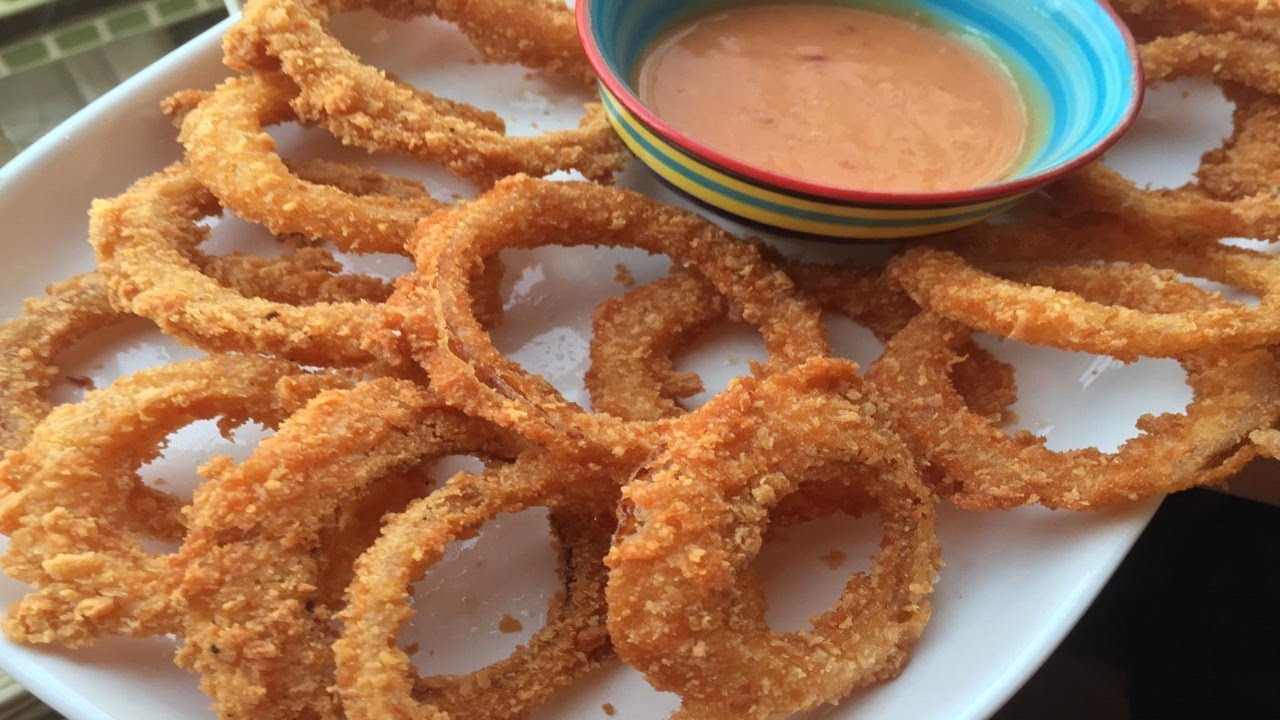 ONION RINGS RECIPE | Crispy Onion Rings |  by Naz's Kitchen