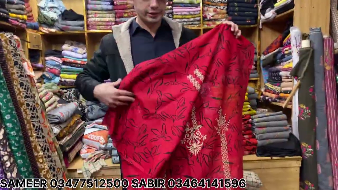 Embroidered suits on sale | Cotton Ghar Rashakai | DC free online shopping 