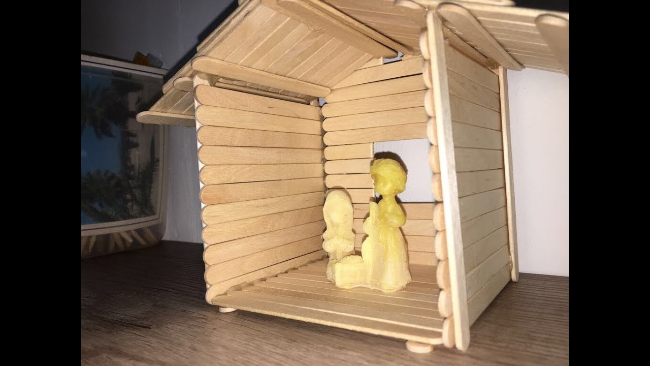 Easy DIY Popsicle Crib/Jesus Crib