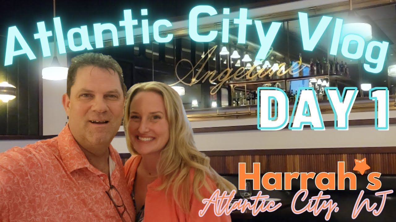 Atlantic City Vlog Day 1 | Harrah's| Borgata | Angeline's | Slots