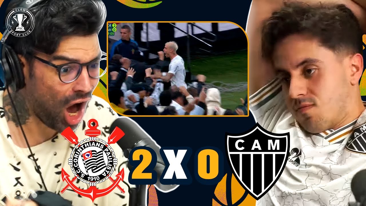 ATLÉTICO-MGKKKKKKKK (React de Corinthians 2 (3x1) 0 Atlético-MG)