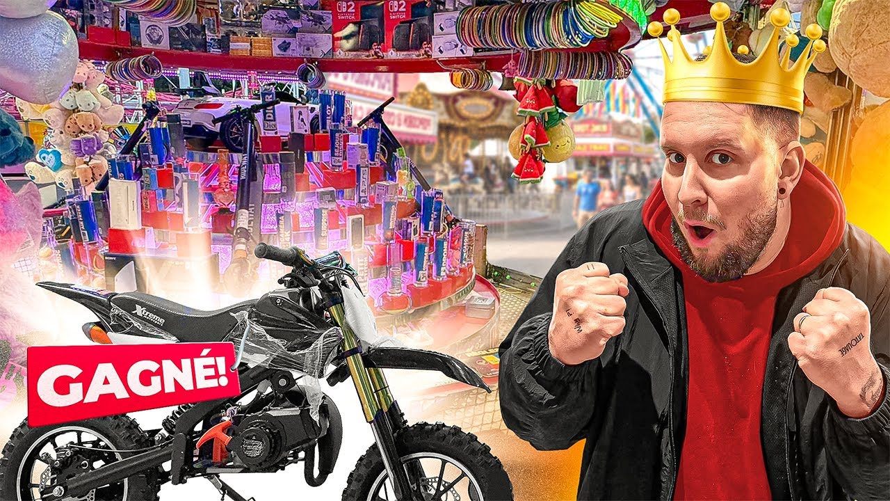ON GAGNE UNE MOTO, UNE VOITURE ET 44 LOTS &Agrave; LA FOIRE DU TR&Ocirc;NE (Le FORAIN appelle la POLICE) 150&euro; 🎡🔥