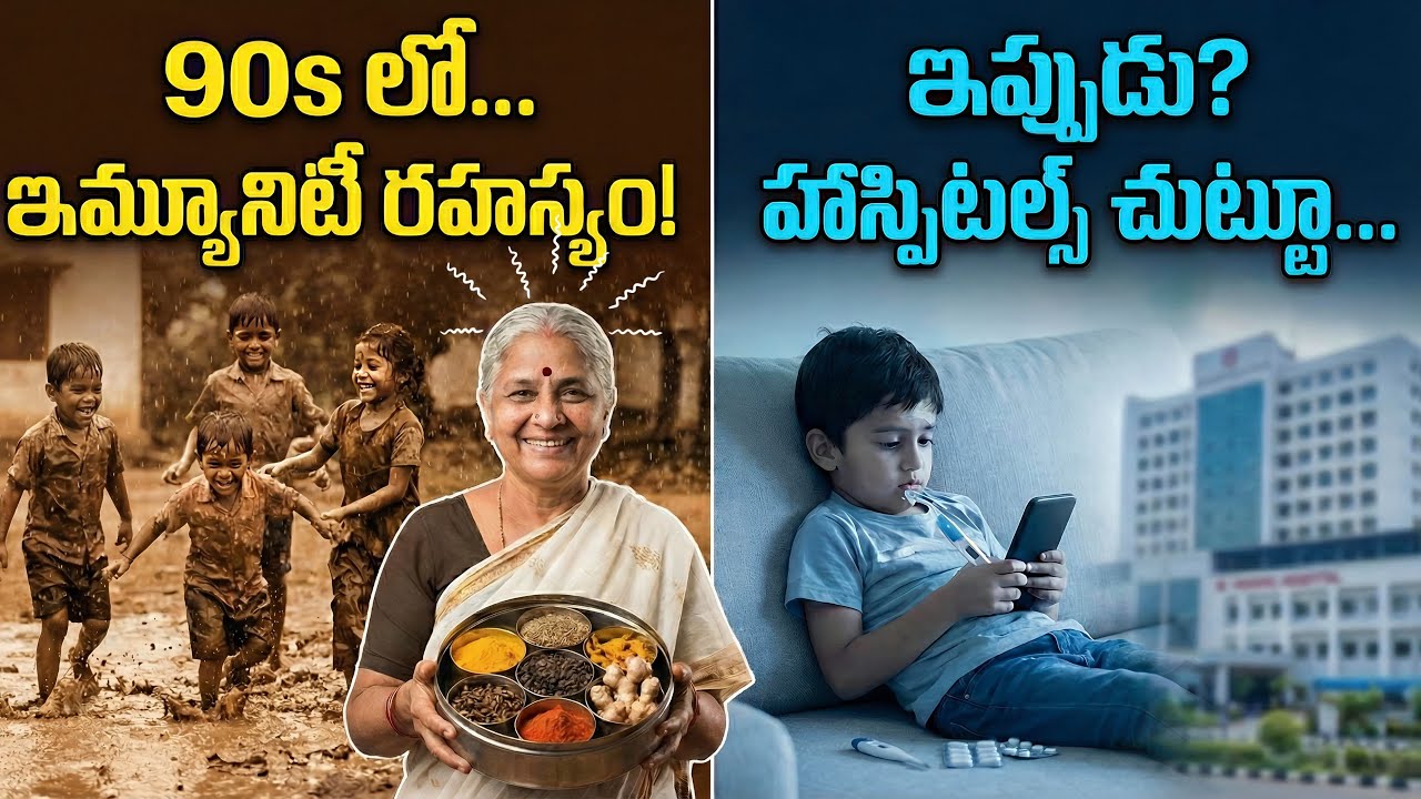 90s కిడ్స్ ఎందుకు అంత Strong? 💪 అసలు రహస్యం ఇదే! | 90s Health Secrets
