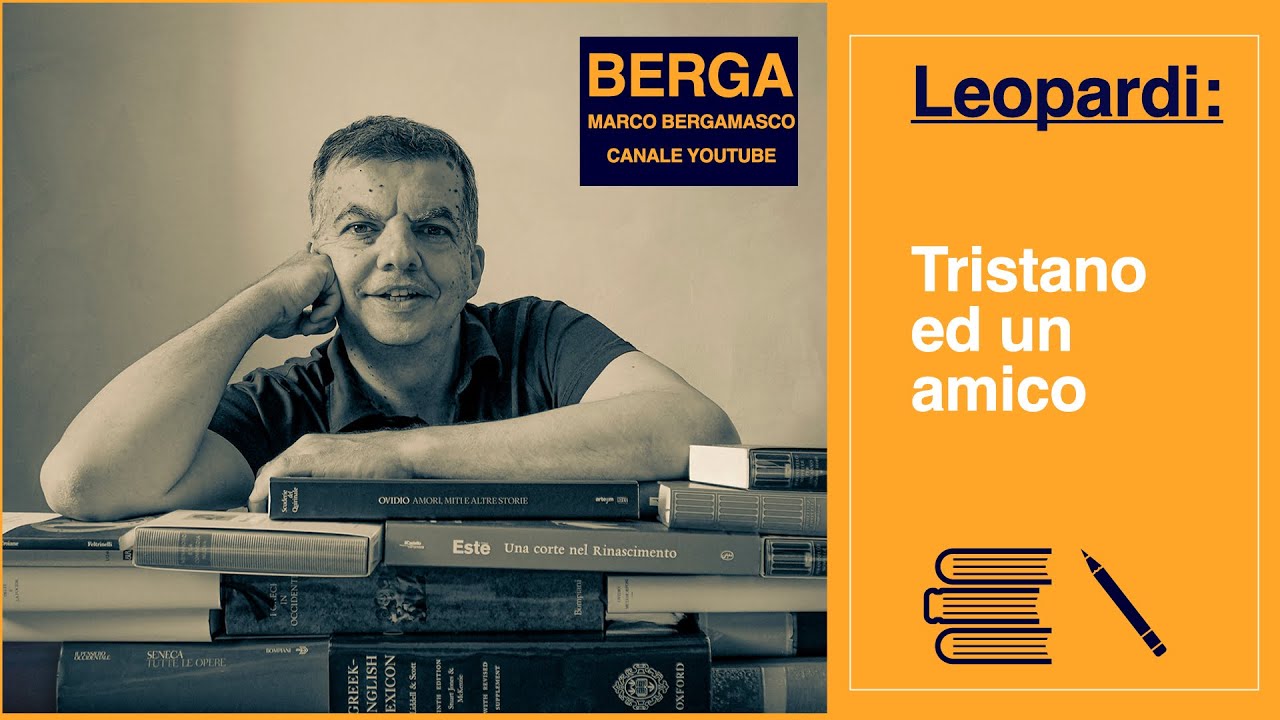Leopardi, Dialogo di Tristano ed un amico (dalle Operette morali)