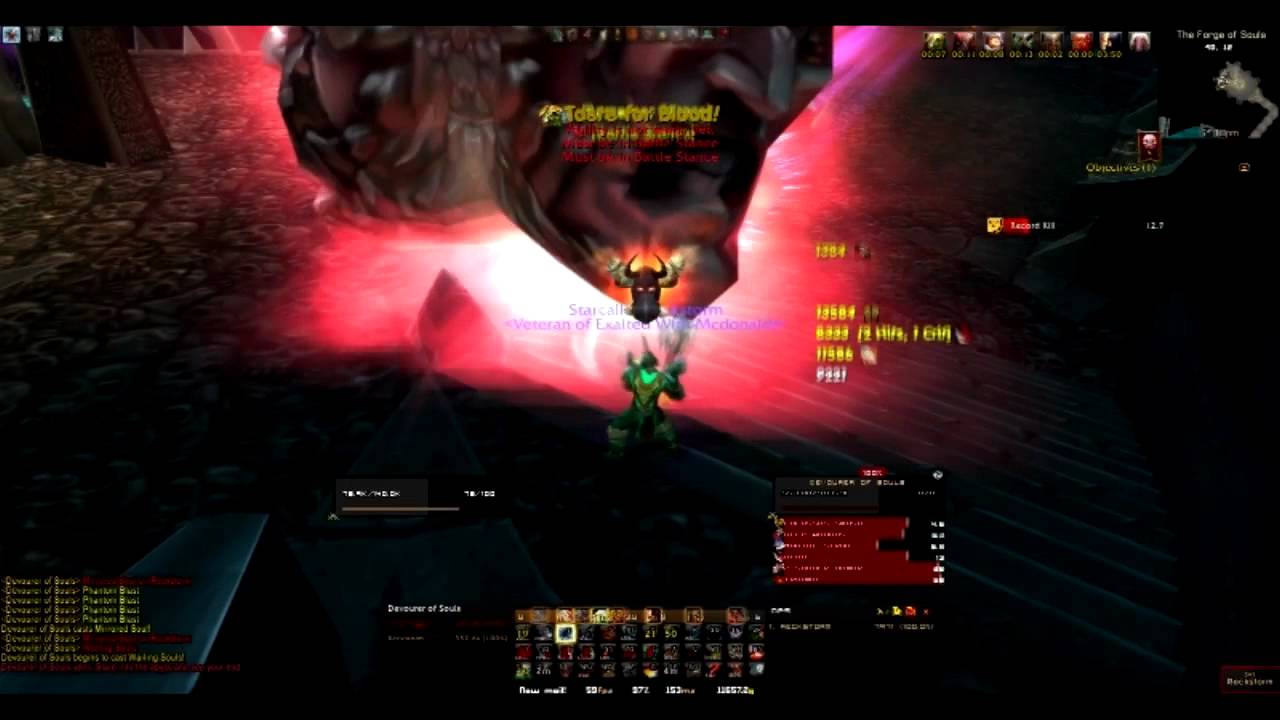 WoW Warrior Solo Devourer of Souls Three Faced Achievement