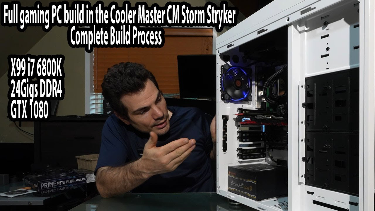 Cooler Master CM Storm Stryker in 2025 - Complete X99/GTX 1080 build on video