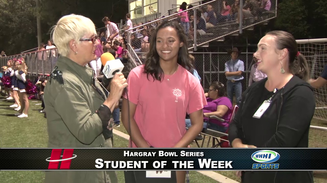 INDEPENDENT BOWL | Jasmine Hamilton, Student of the Week | 10-25-2019 | WHHI Sports