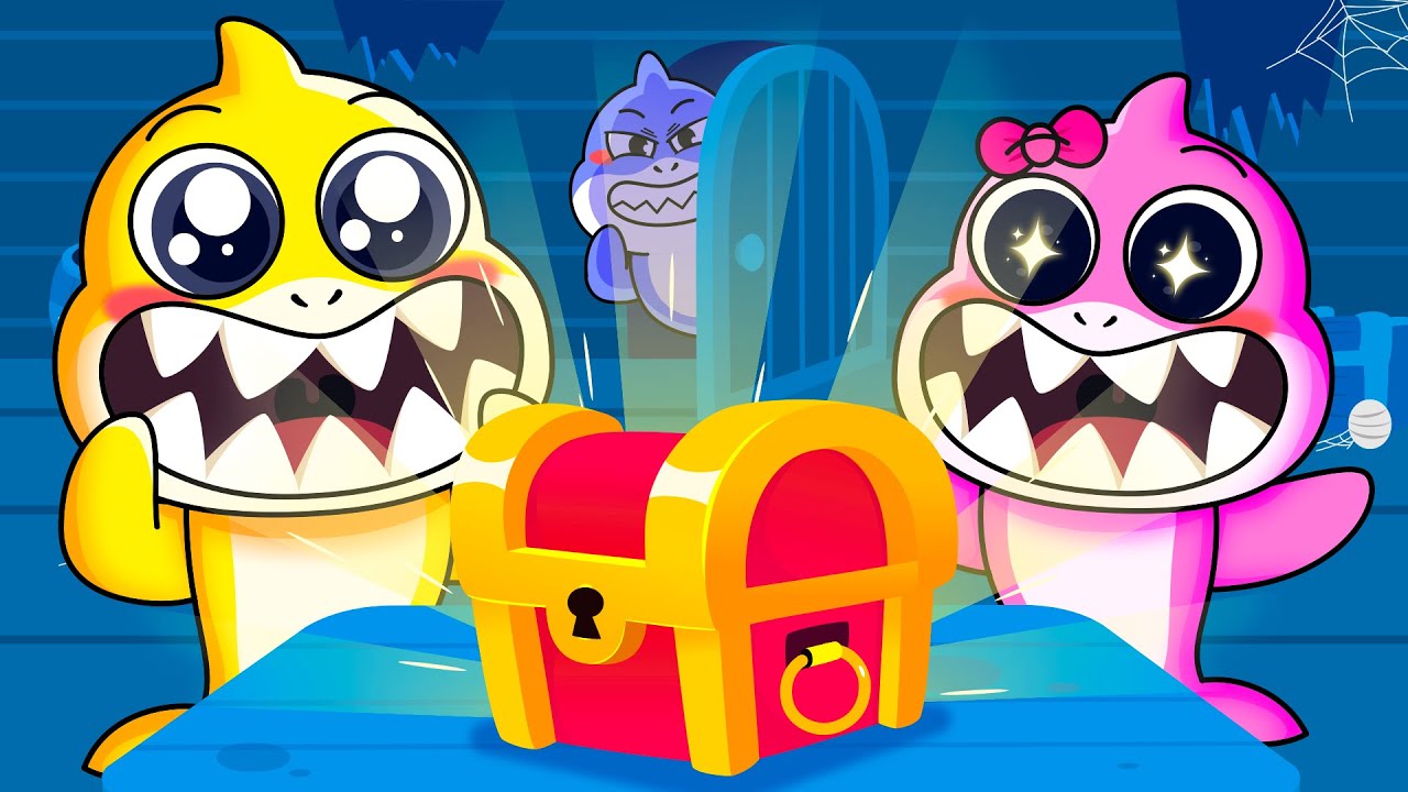 Baby Shark and Finding Treasure Prank - Kids Song & Nursery Rhymes