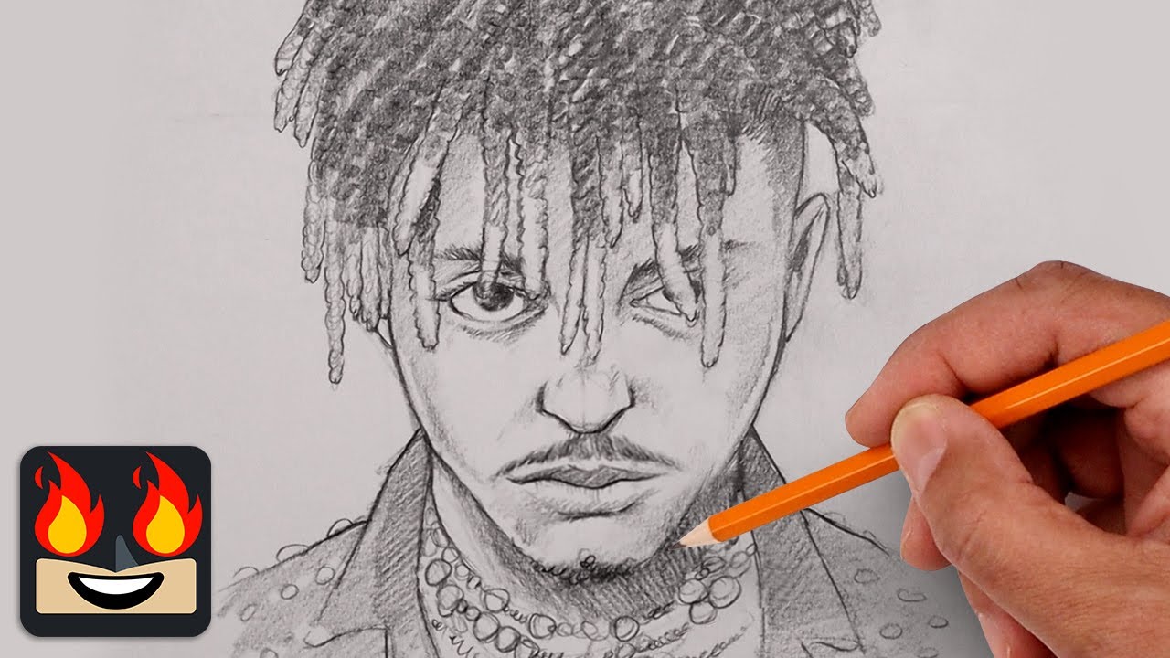 How To Draw Juice WRLD | Step by Step Sketch Tutorial