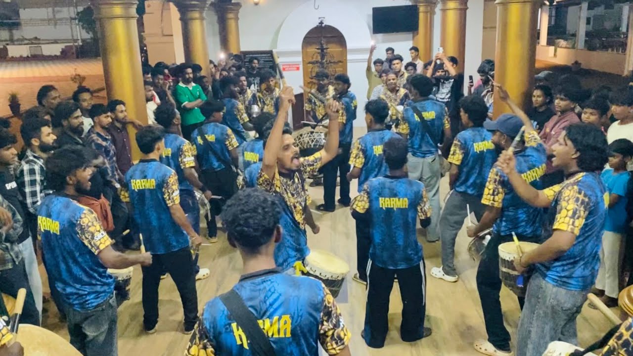 എന്താ പെട ⚡️🥵| KARMA THAMBOLAM❤️‍🔥| വഴിപാട് മേളം🥁/ @PAZHANJI CATHEDRAL 2025 